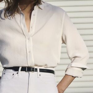 EVERLANE THE CITY STRIPE RELAXED SHIRT